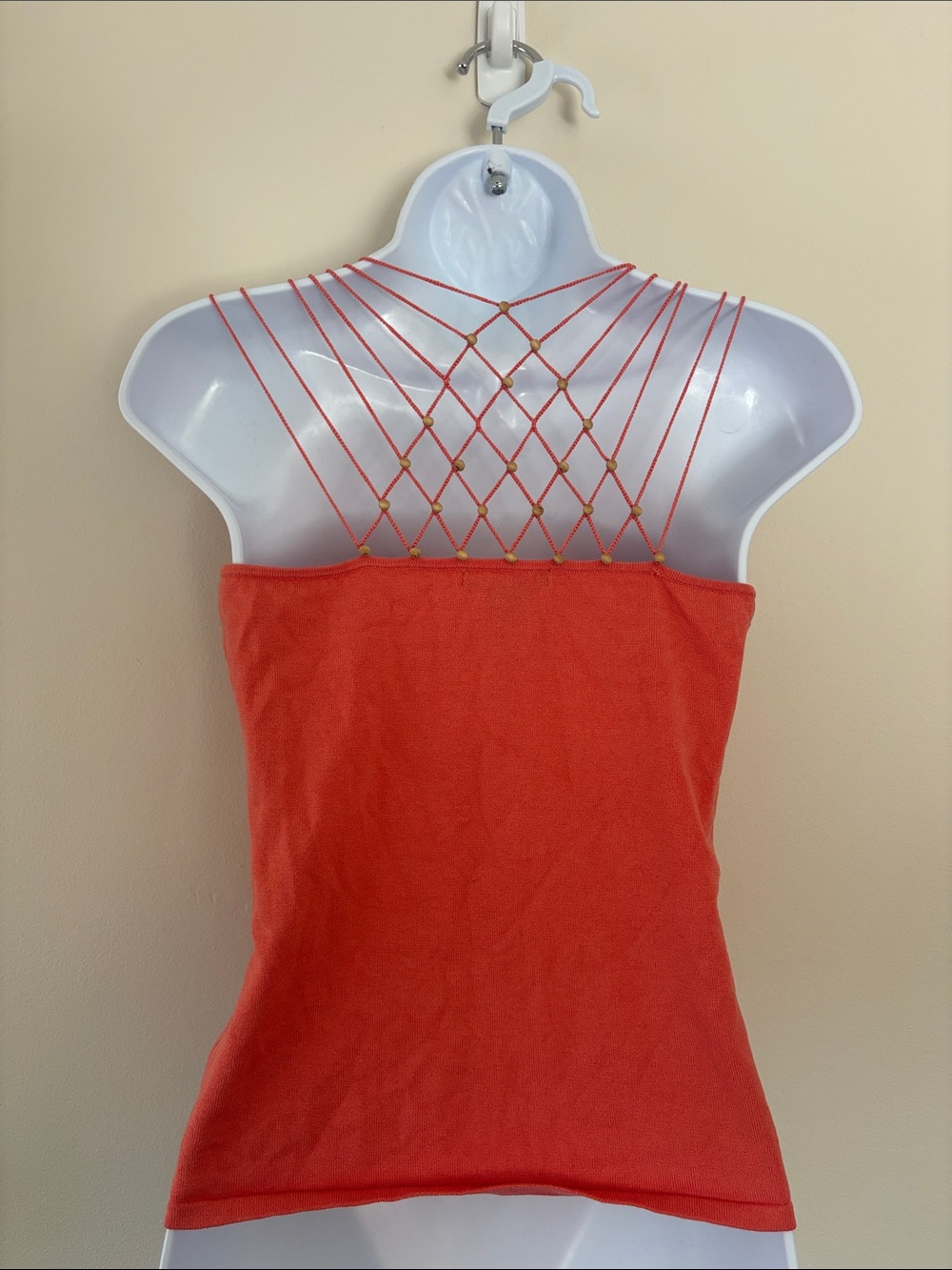 New York & Company Coral Multi-Strap V-Neck Camisole Top